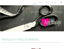 Tablet Screenshot of anne-messinger.de